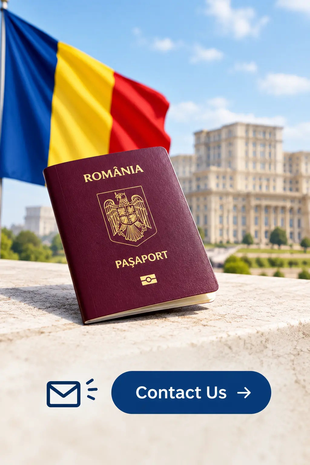 romanian passport contact banner